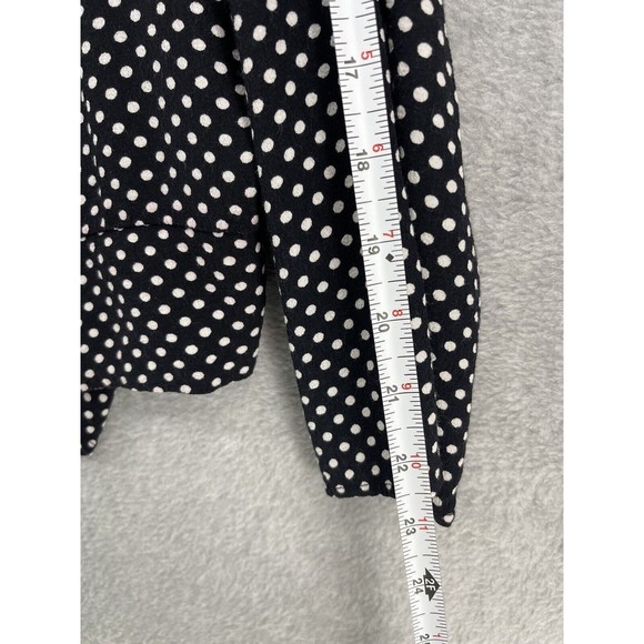 Philosophy Women's Blouse Black Polka Dot Long Sleeve Pull Over Size Medium - Picture 4 of 11
